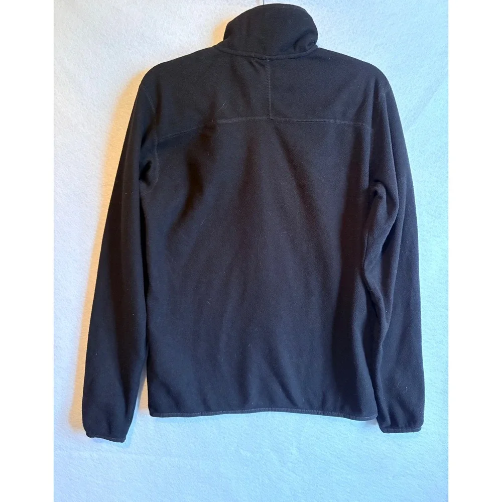 The North Face Mens Fleece‎ 1/4 Zip Pullover Black Size S